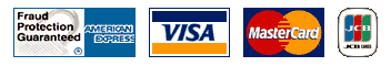 Amex, VISA, Master Card, JCB